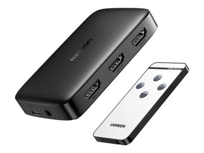 Ugreen - Video-/audiosplitter - 3 ind, 1 ud - 1 x HDMI - desktop