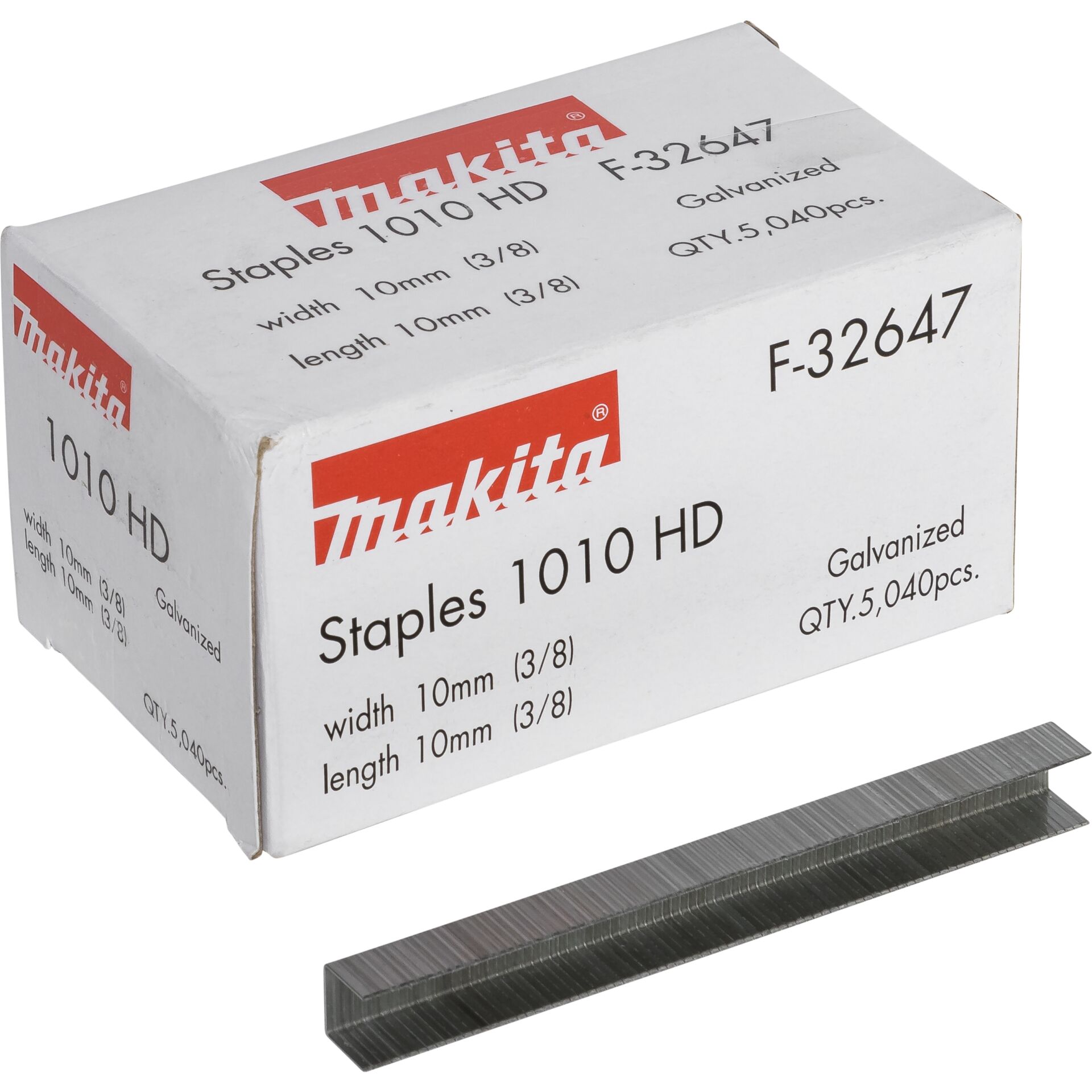 Makita klammer til klammepistol DST221, 5040 stk, 10 x 10 mm