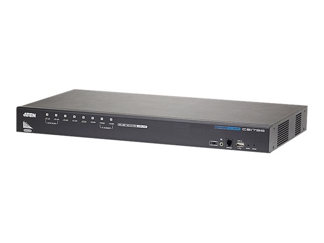 ATEN CS1798 KVM / audio / USB switch Desktop Monterbar på stativ
