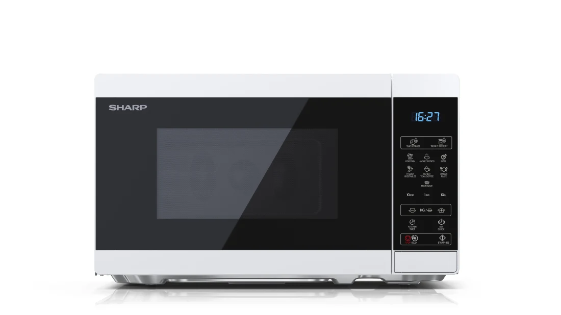 Sharp YC-MS02EW Mikrobølgeovn Fritstående 800W 20liter Hvid