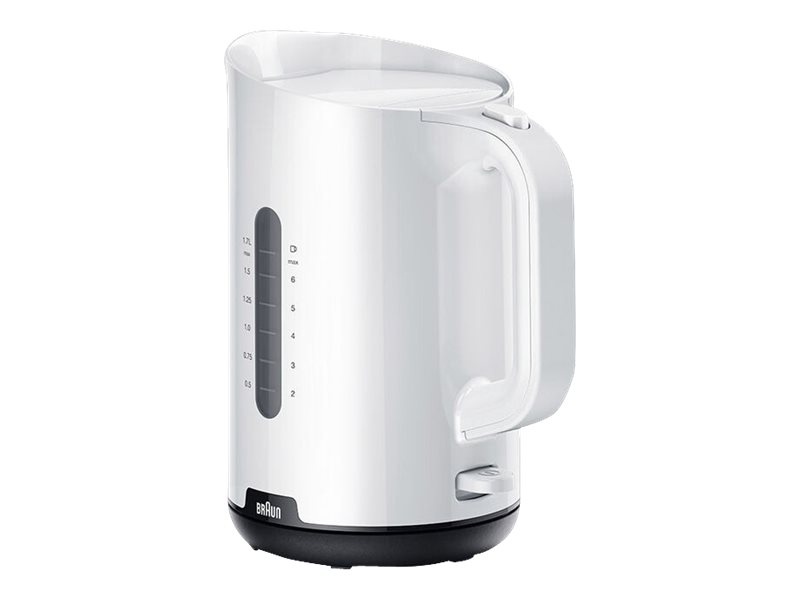 Elkedel Braun WK1100 - 1,7 l, 2.200 W, hvid/sort