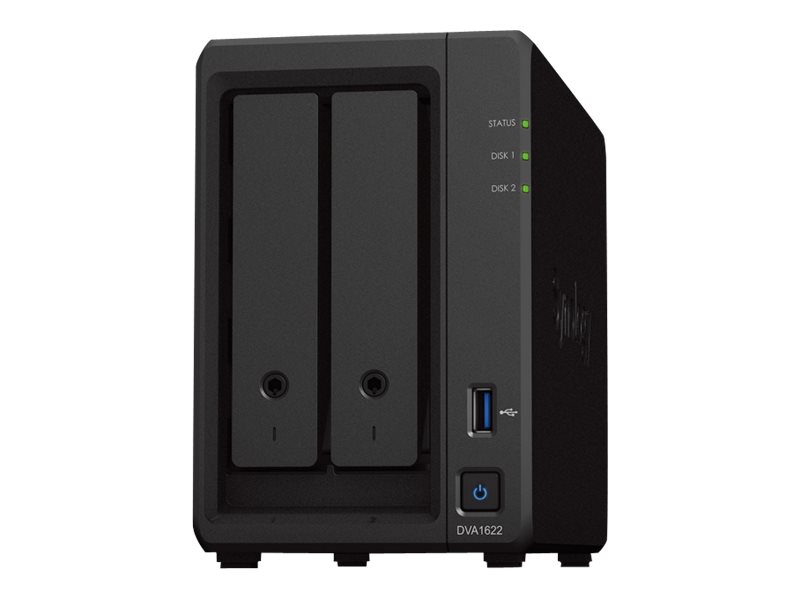 Synology Dva1622 Netværksovervågningsserver Tower Gigabit Ethernet