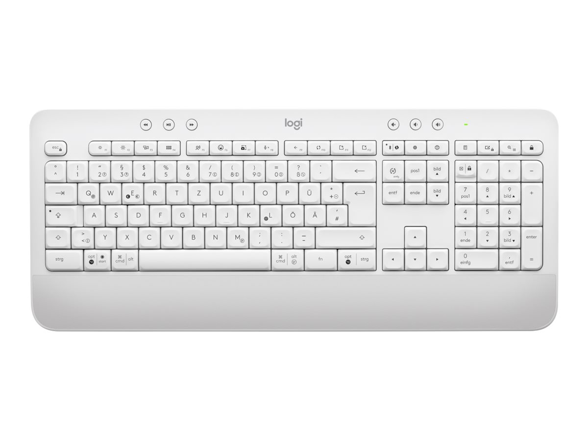 Logitech Signature MK650 Combo for Business Sæt med mus og tastatur Pressestempel Trådløs Tysk