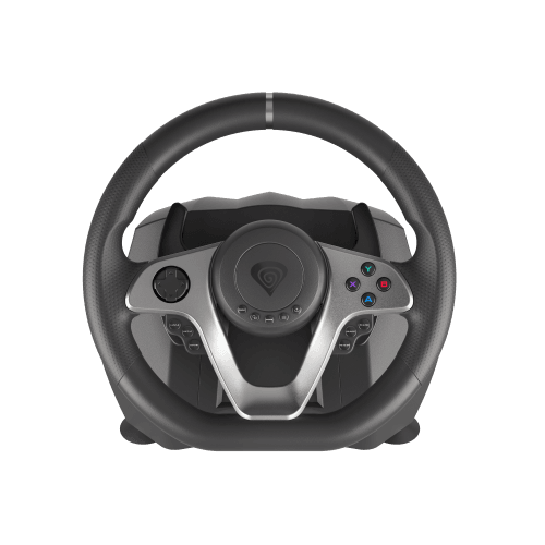 GENESIS Seaborg 400 Rat + Pedaler Nintendo Switch, PC, PlayStation 4, Playstation 3, Xbox 360, Xbox One, Xbox One S, Xbox One X Sort billede