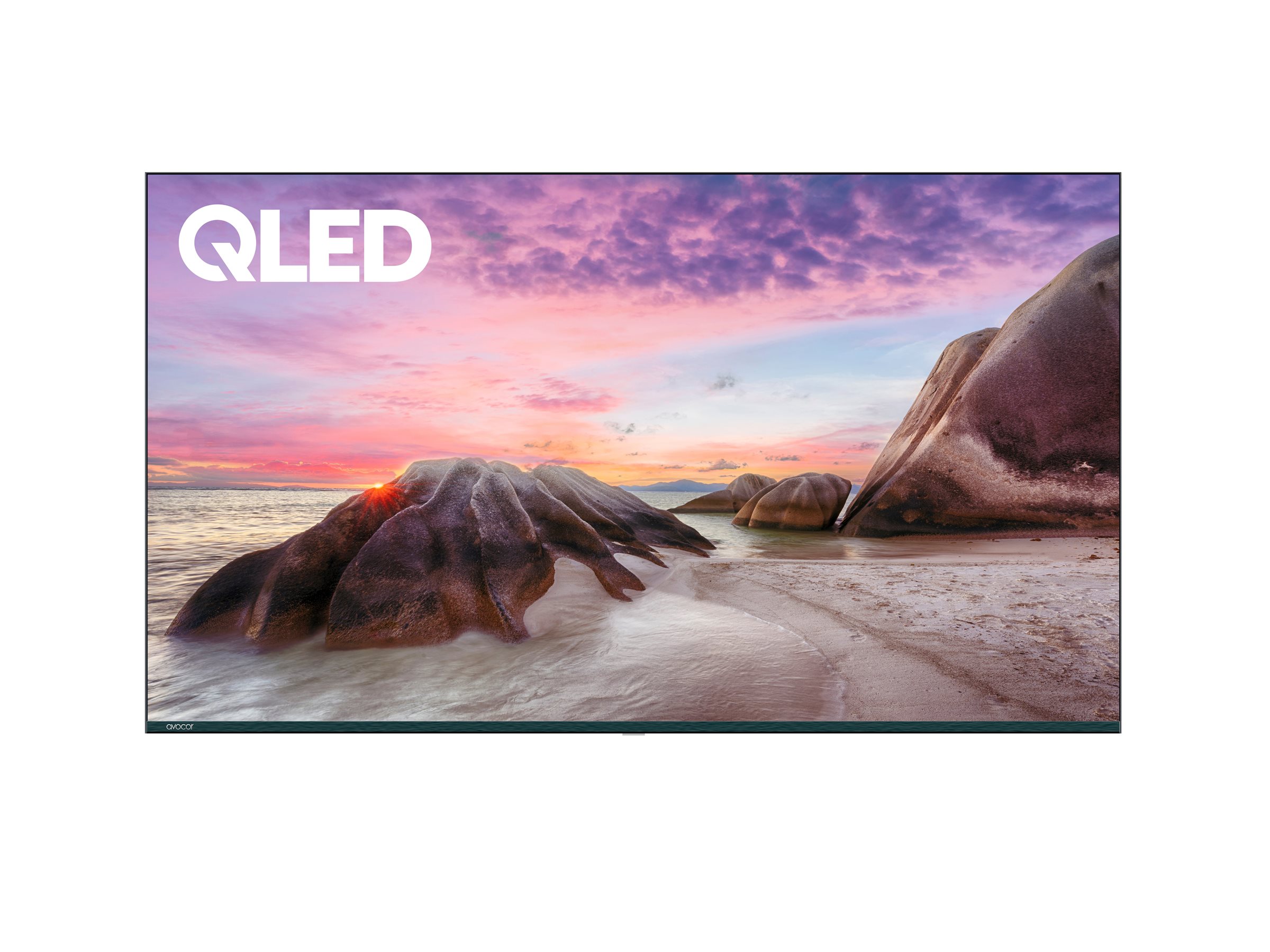 Avocor AVK-5510 - 55 Diagonal klasse K Series LED-bagbelyst LCD paneldisplay - QLED - digital skiltning - Android - 4K UHD (2160p) 3840 x 2160 - HDR - direkte belyst LED