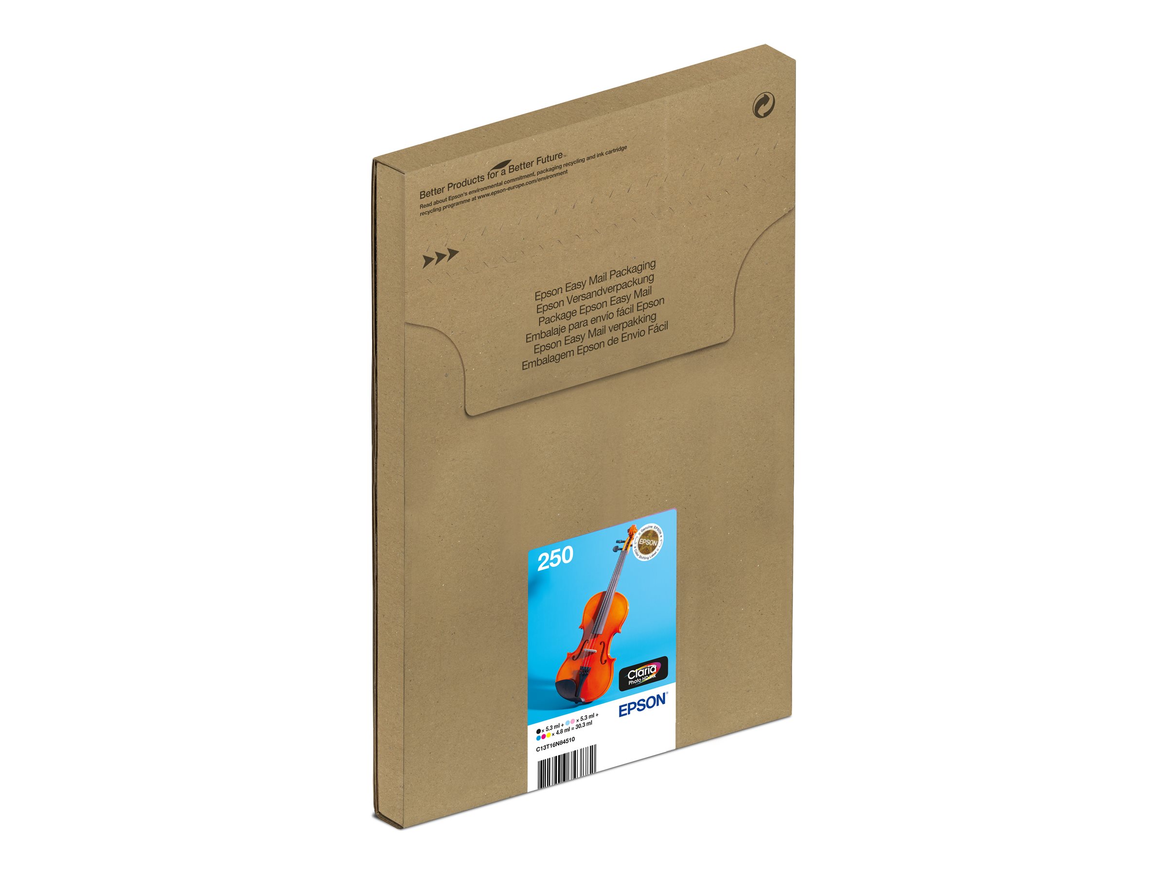 Epson 250 Multipack EasyMail - 6-pack - black yellow cyan magenta light cyan light magenta - original - ink cartridge