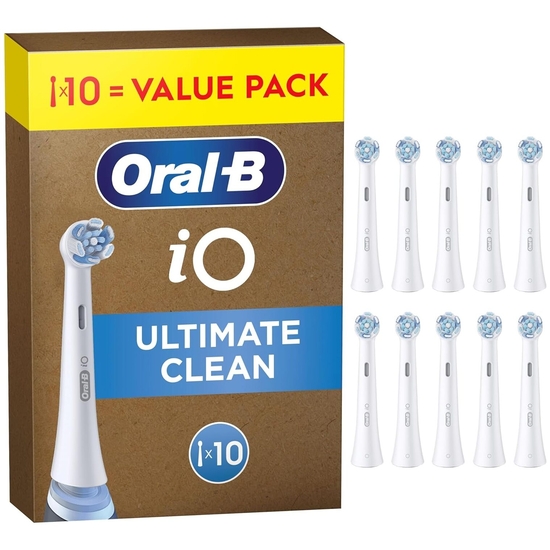 Oral-B iO Ultimative Reinigung 10er (weiß, Überlegene Plaque-Entfernung)
