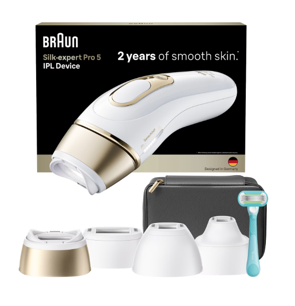 Braun Silk-expert Pro IPL PL5431 Intenst pulserende lys (IPL) Guld, Hvid