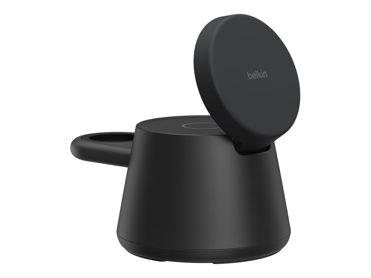Belkin UltraCharge charging dock - modular Qi2 - + AC power adapter - 25 Watt