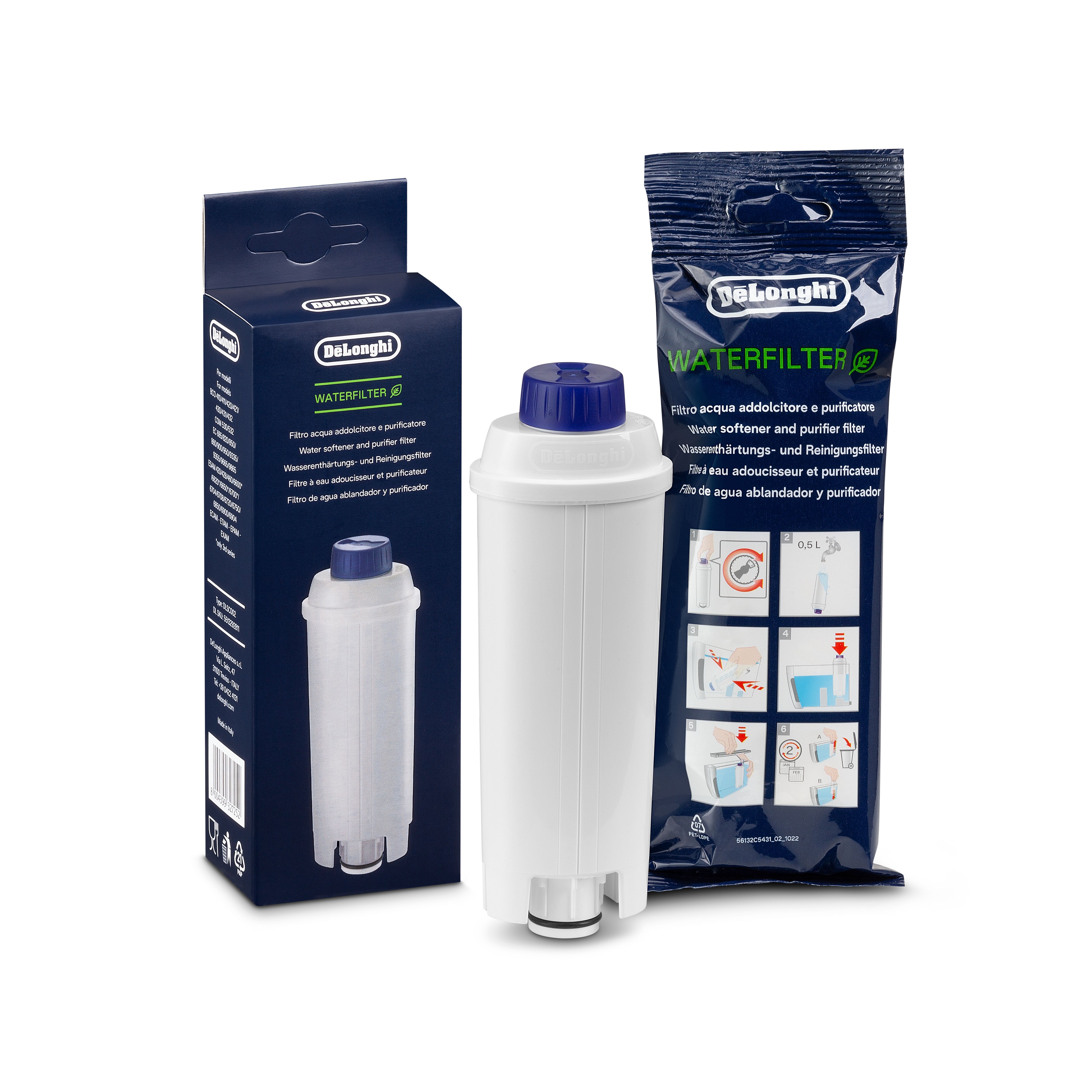 De'Longhi DLSC002 - Vand filter - til kaffemaskine - for De'Longhi EC 680, EC680, ECAM 23.420, ECAM 23.450, ECAM 23.460, ECAM 25.472, ECAM 25.482