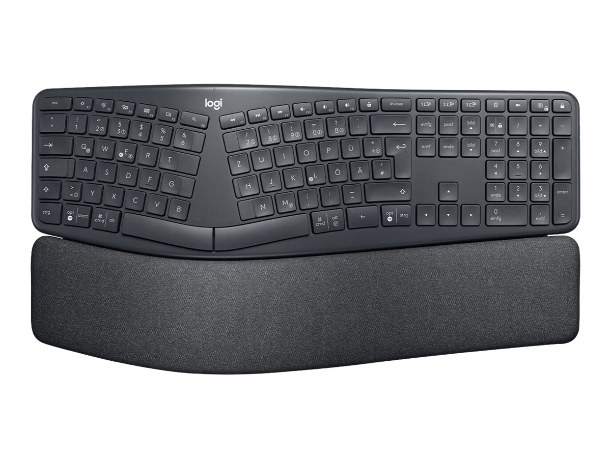 Ergonomisk tastatur Logitech ERGO K860 â QWERTZ, trÃ¥dlÃ¸st