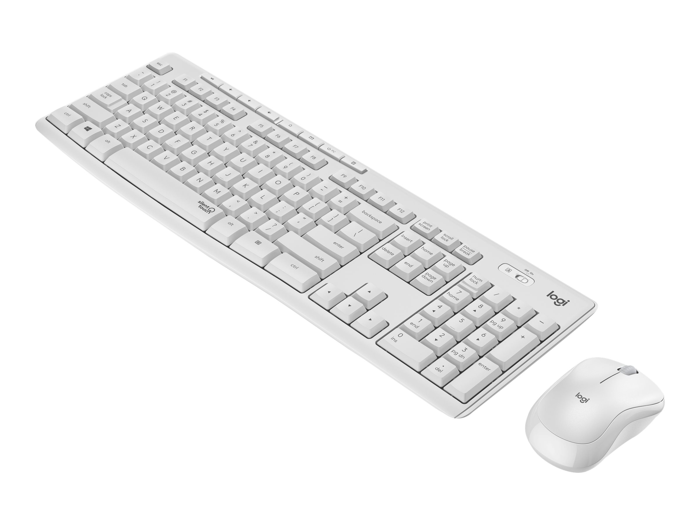 Logitech MK295 Silent Sæt med mus og tastatur Trådløs Tysk