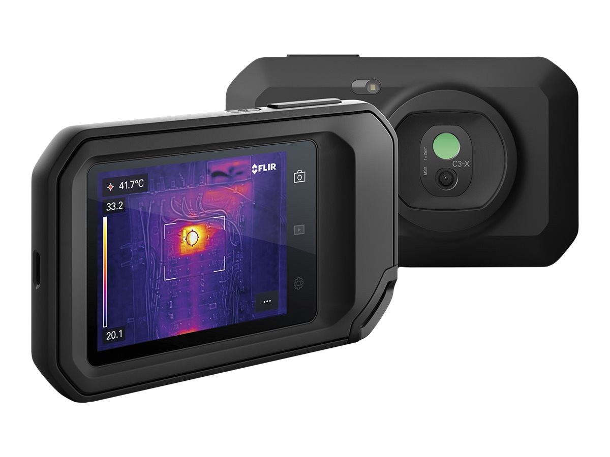 FLIR C3-X Compact Termisk kamera -20 til 300 °C 8.7 Hz MSX®, WiFi, integreret digitalkamera, #####2m fallsicher, Integreret LED-lampe