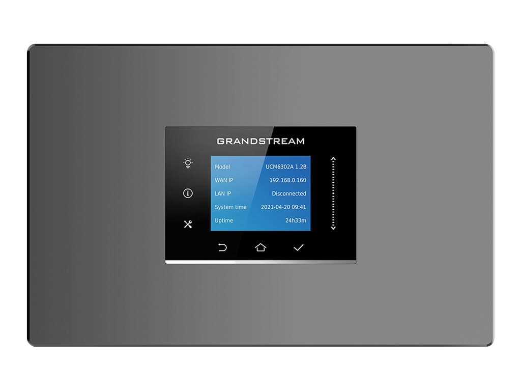 Grandstream UCM6302A - IP-PBX - 2 FXO-porte - 2 FXS-porte - 3 x 10/100/1000