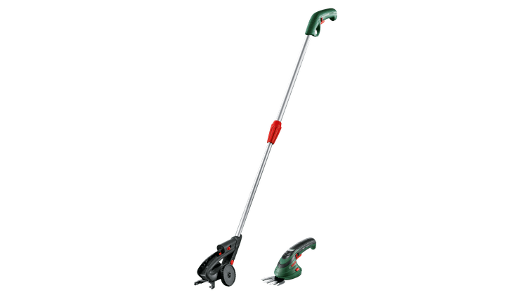 Bosch Isio batteridreven græssaks 8 cm 3,6 V Lithium-Ion (Li-Ion) Sort, Grøn billede