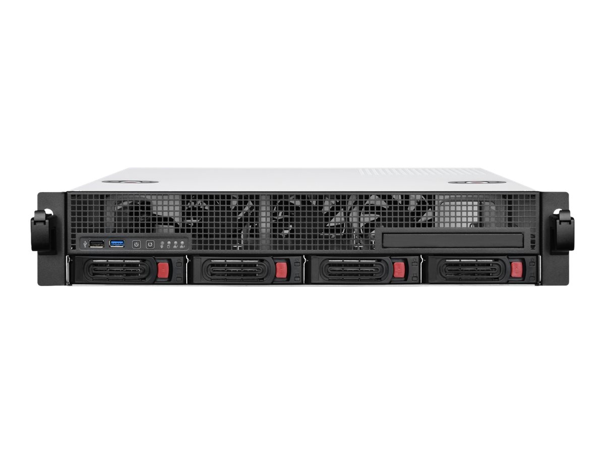 SilverStone RM21-304 - Kabinet - Server (Rack) - Sølv