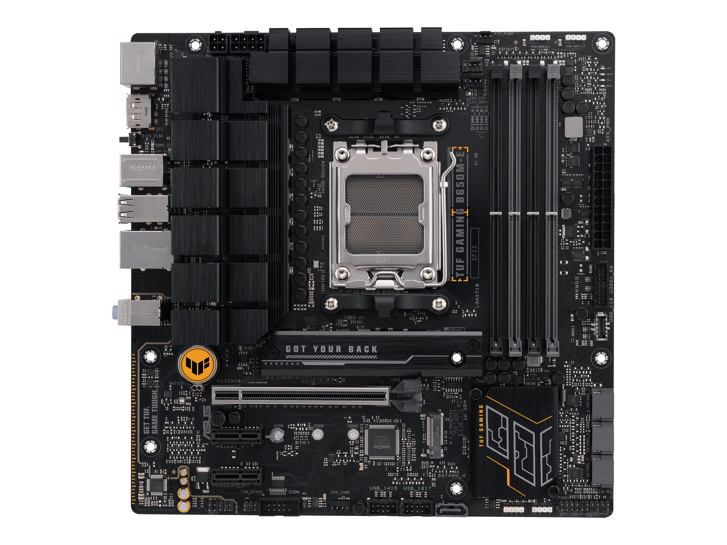 ASUS TUF GAMING B650M-E Bundkort - AMD B650 - AMD AM5 socket - DDR5 RAM - Micro-ATX