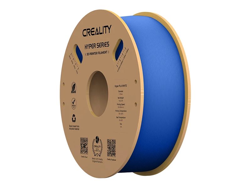 Creality Creality Hyper PLA - 1.75mm - 1kg Blå 6971636405573 Modsvarer: N/A