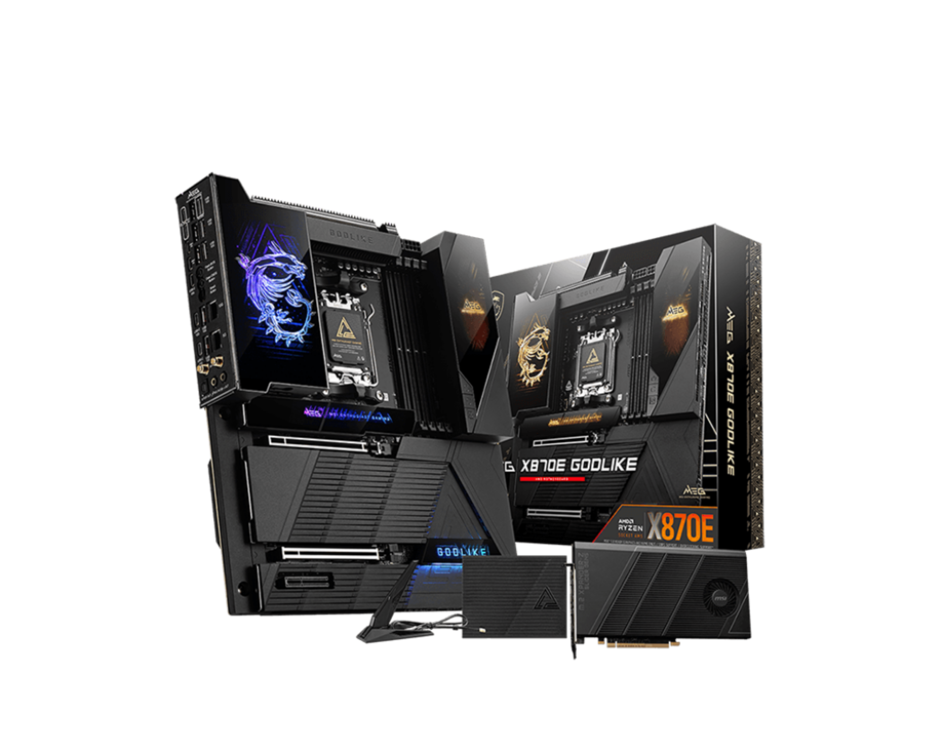 MSI MEG X870E GODLIKE - bundkort til AMD X870E, Socket AM5, E-ATX
