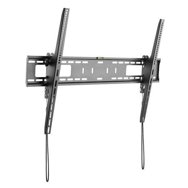 Startech TV Wall Mount supports 60-100 inch VESA Displays (165lb/75kg), Heavy Duty Tilting Universal TV Wall Mount, Adjustable Mounting Bracket for Large Flat Screens, Low Profile - Slim TV Wall Mount (FPWTLTB1) - Bøjle - for Tv - plastik, stål - sort - skærmstørrelse: 60-100 - vægmonterbar