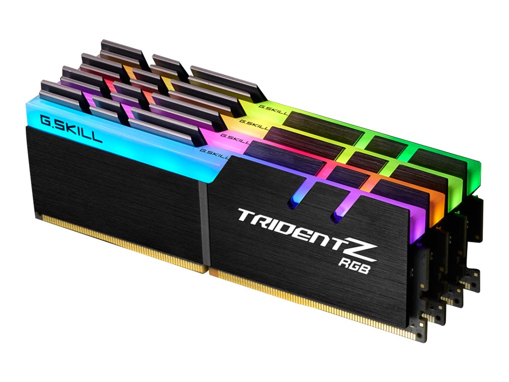 G.Skill Trident Z RGB DDR4-3600 - 32GB - CL18 - Quad Channel (4 pcs) - Intel XMP - Sort med RGB