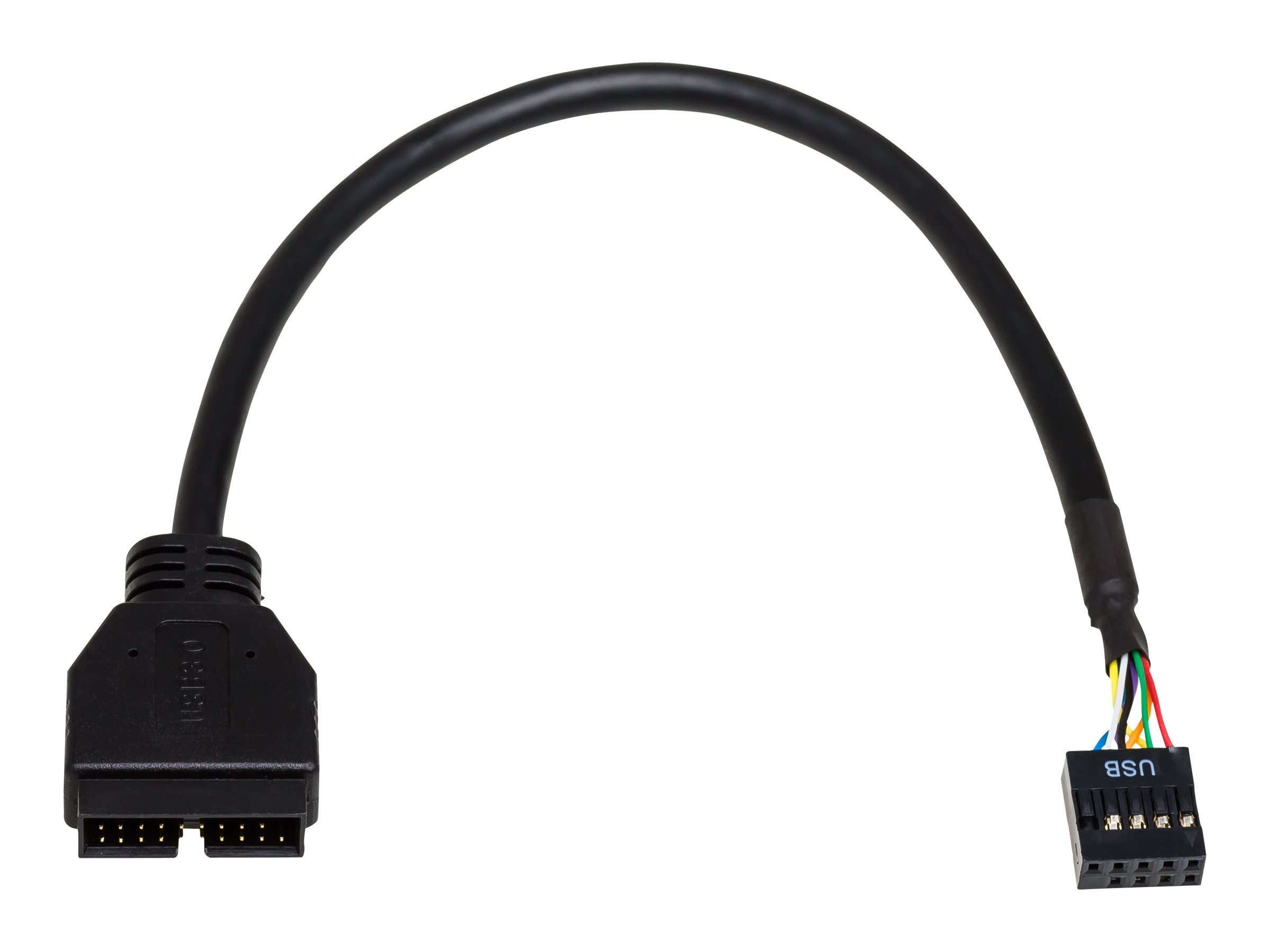 Akyga USB intern adapter 20cm Sort