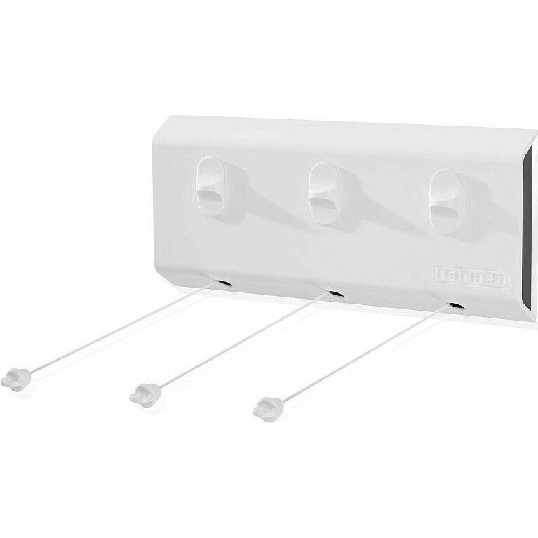 Leifheit Rollfix Triple 150 Longline - vægmonteret tørresnor, hvid