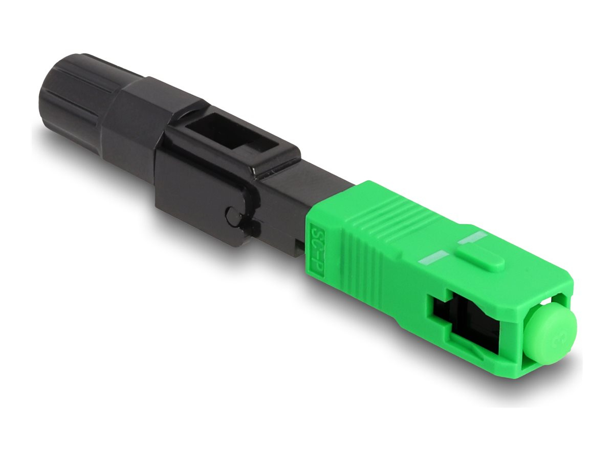 Delock netværk-konnektor - sort, grøn