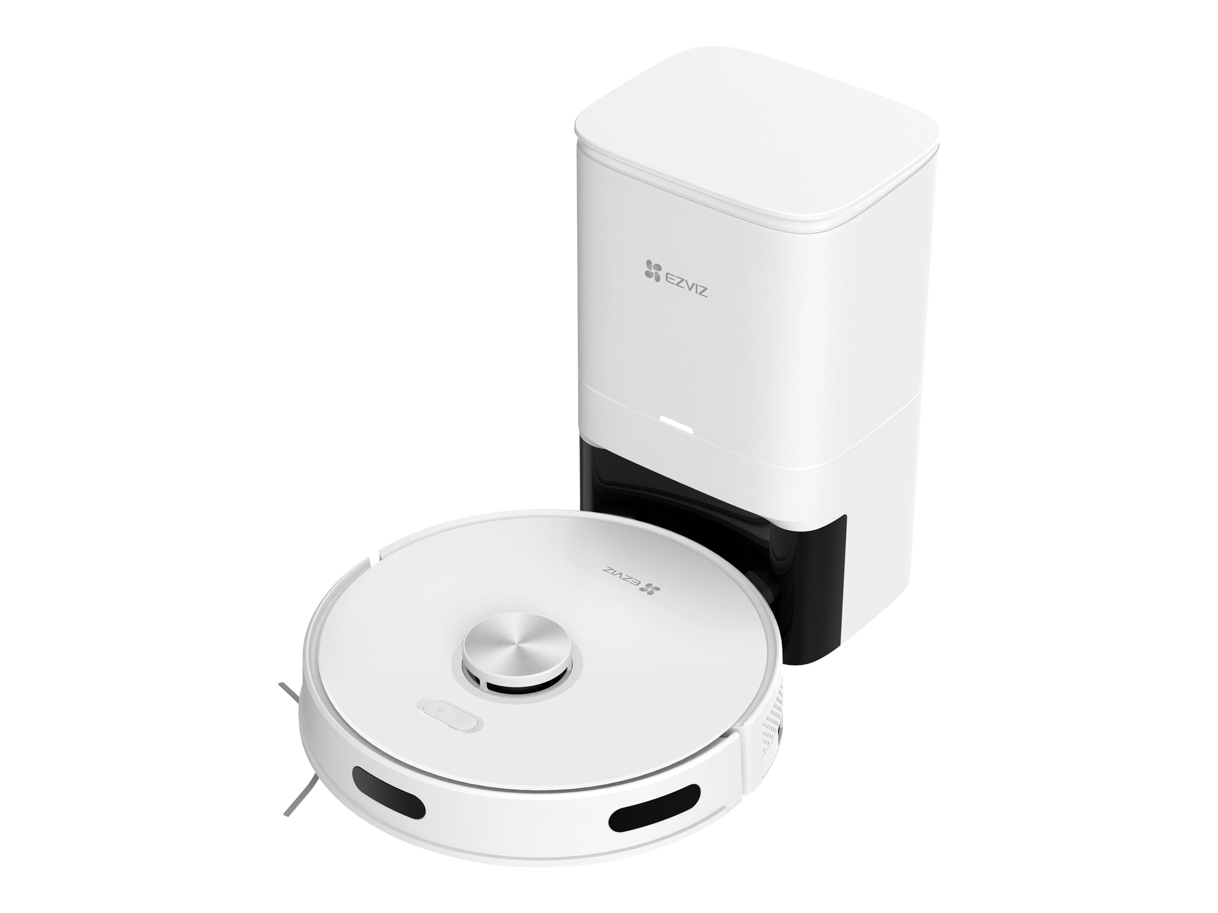 Ezviz robotstøvsuger med automatisk docking, 4.000 Pa, Wi‑Fi