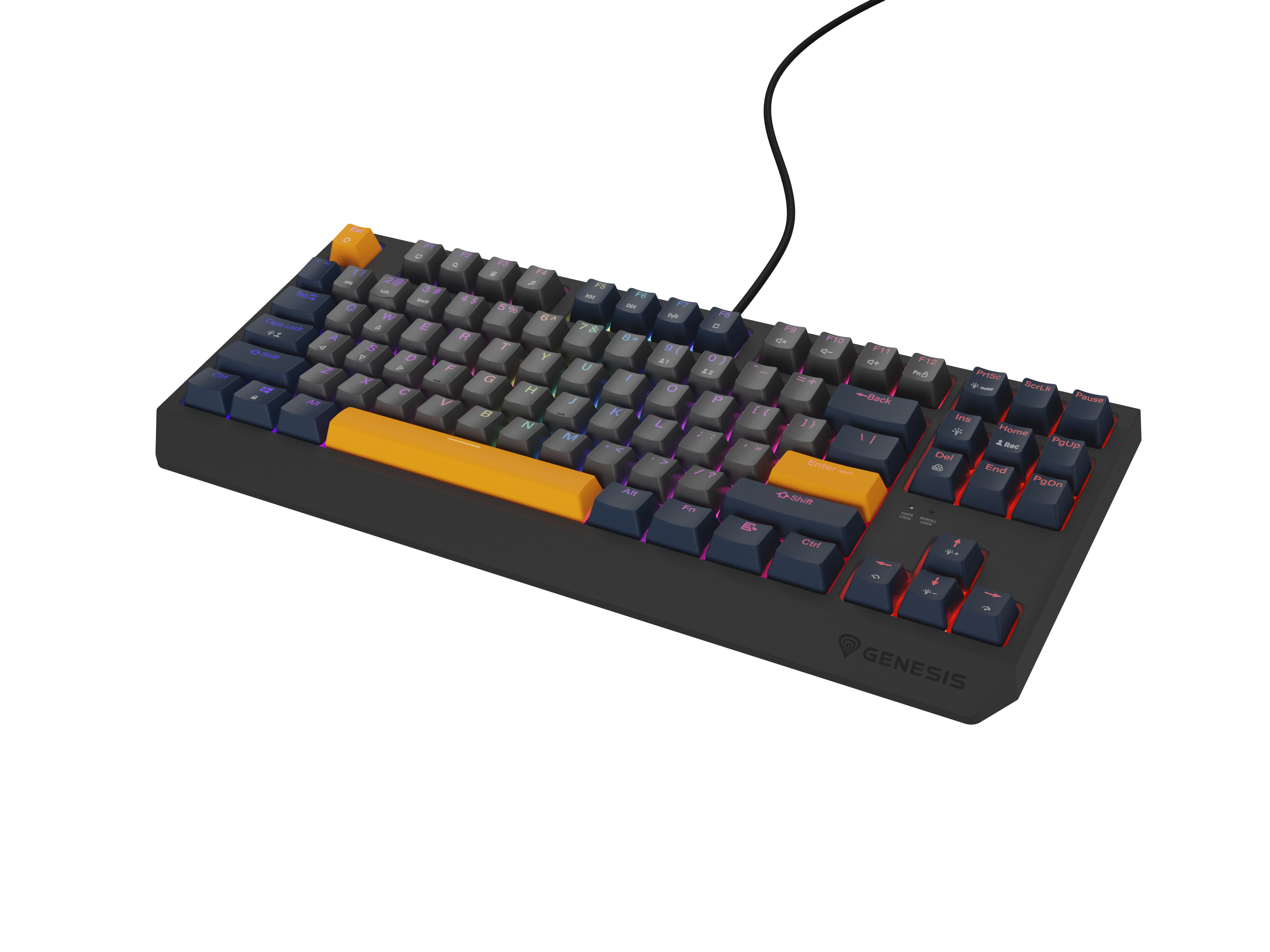 GENESIS Thor 230 TKL Tastatur Mekanisk RGB Kablet Engelsk