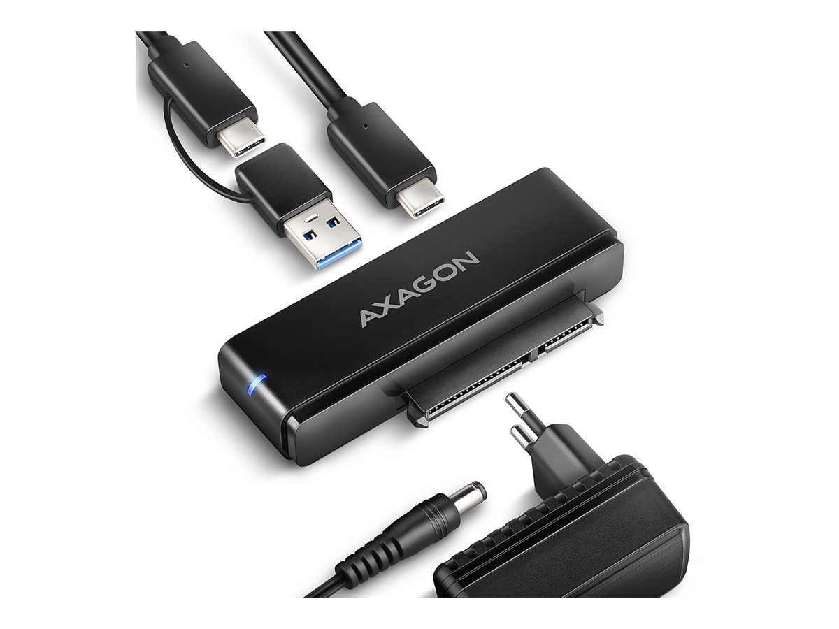 AXAGON Fast Port X USB-C 10 Gbps Adapter for 2.5" / 3.5" SATA HDD/SSD