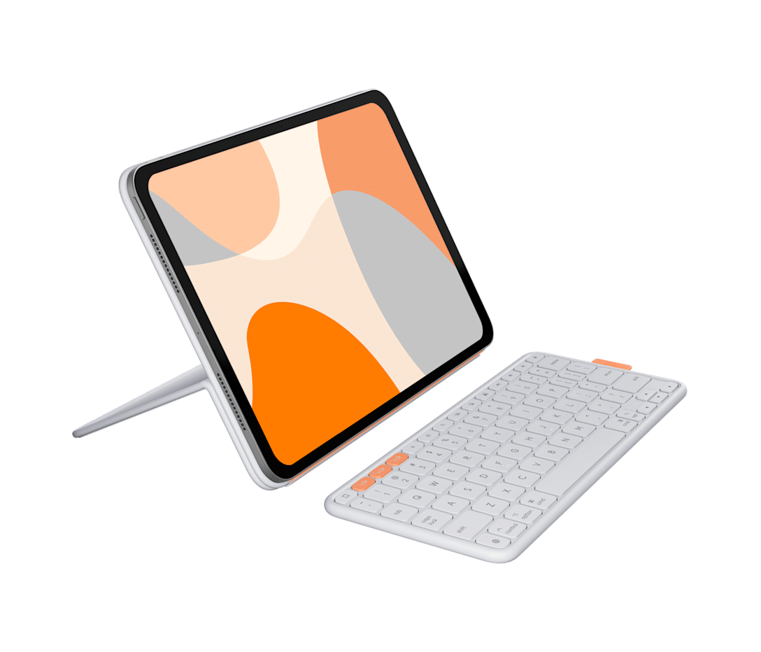 Logitech Flip Folio Tastatur og folio-kasse Trådløs Schweizisk