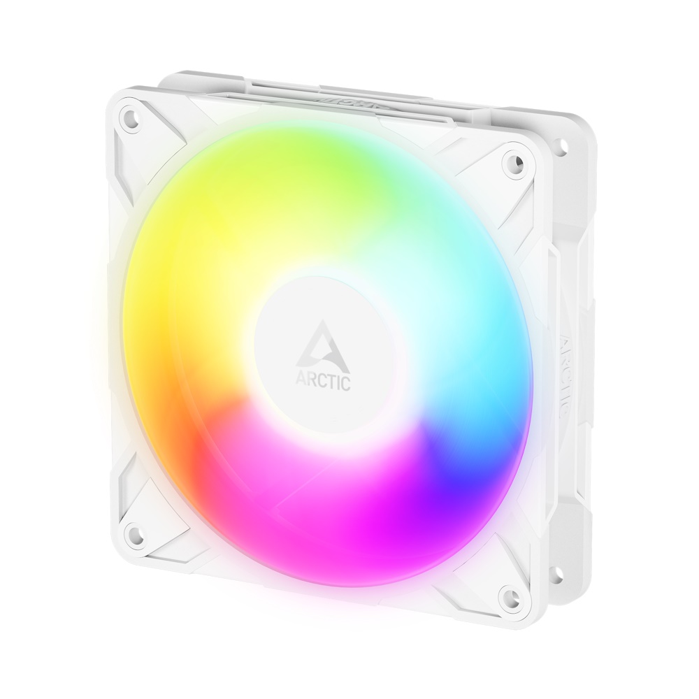 ARCTIC Freezer P12 Pro Reverse A-RGB (White), Ventilator, 12 cm, 124 m³/t, Hvid