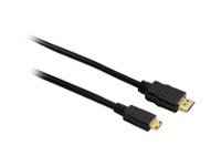 Hama - HDMI-kabel - HDMI han til 19 pin mini HDMI Type C han - 2 m - sort
