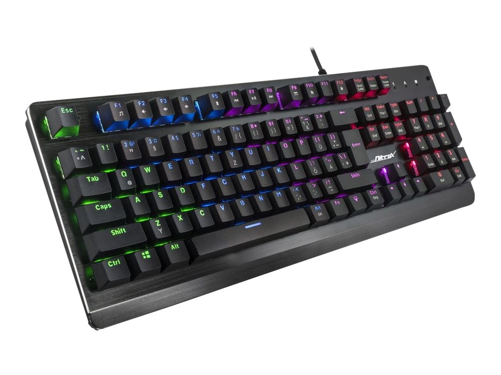 Inter-Tech Nitrox NK-2000ME Tastatur Mekanisk RGB Kablet