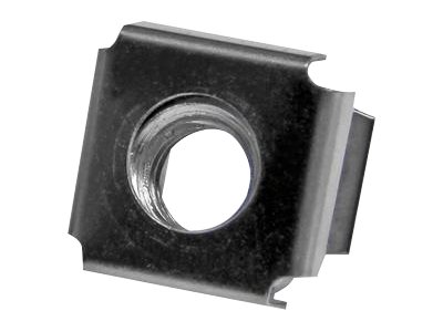 StarTech.com 50 Pkg M6 Cage Nuts for Server Rack Cabinet - Rack nuts (pack of 50) - CABCAGENUTS6 Møtrikker til rack