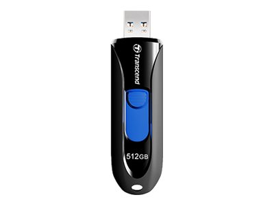 Transcend JetFlash 790 512GB USB 3.1 Gen 1 USB stick Sort Blå