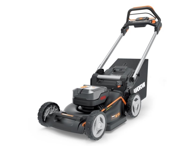 Worx Plæneklipper Selvkørende, 46cm  2 x2 0V 2 x 4.0Ah Plæneklipper