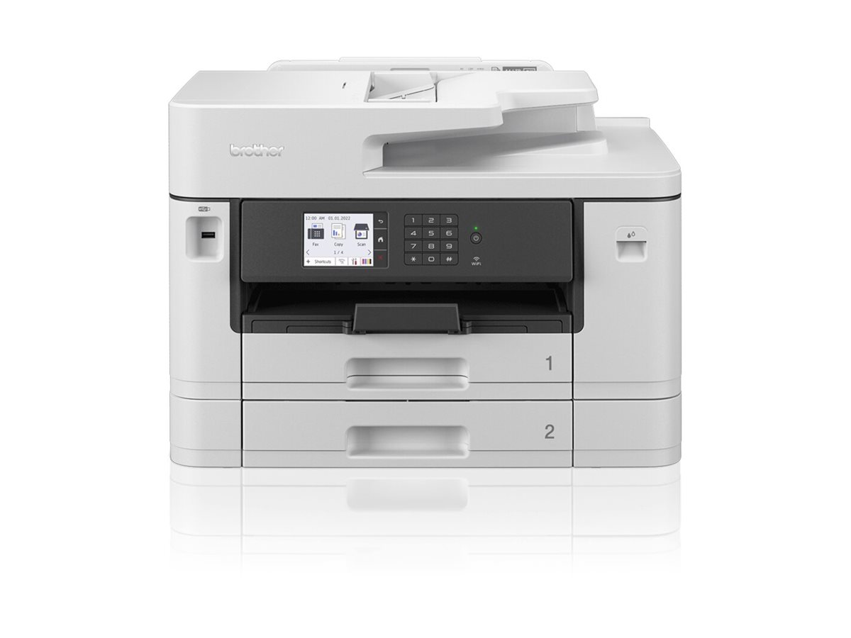 Brother MFC-J5740DW - Multifunktionsprinter - farve - blækprinter - A3 (medie) - op til 25 spm (kopiering) - op til 28 spm (udskriver) - 600 ark - 33.6 Kbps - USB 2.0, LAN, Wi-Fi(n), USB vært