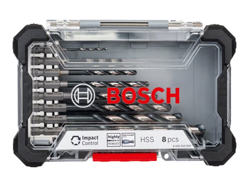 Bosch Metalborsæt HSS Impact 2-10mm 8stk - 2608577146
