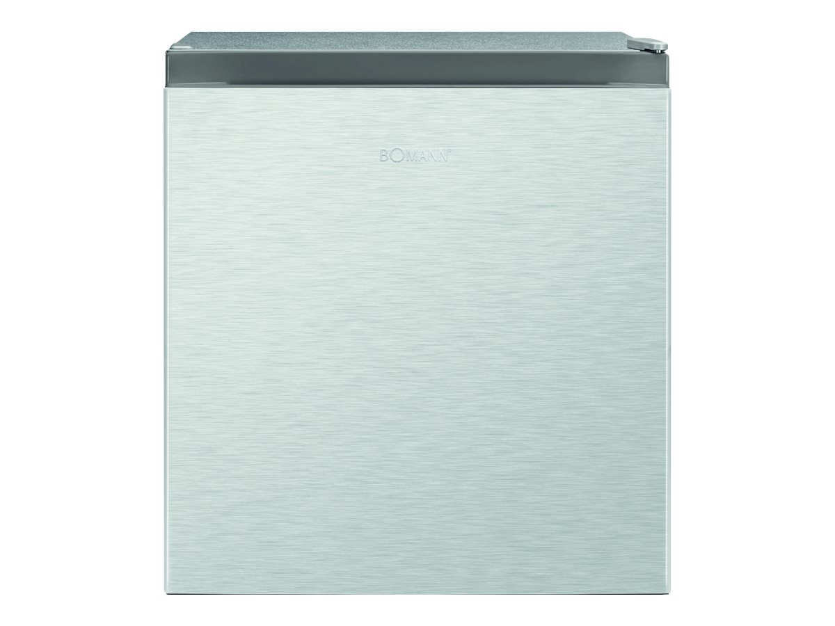 Bomann KB 7245 - Køleskab - bredde: 44.5 cm - dybde: 46.8 cm - højde: 50 cm - 45 liter - Klasse E - rustfritstål look