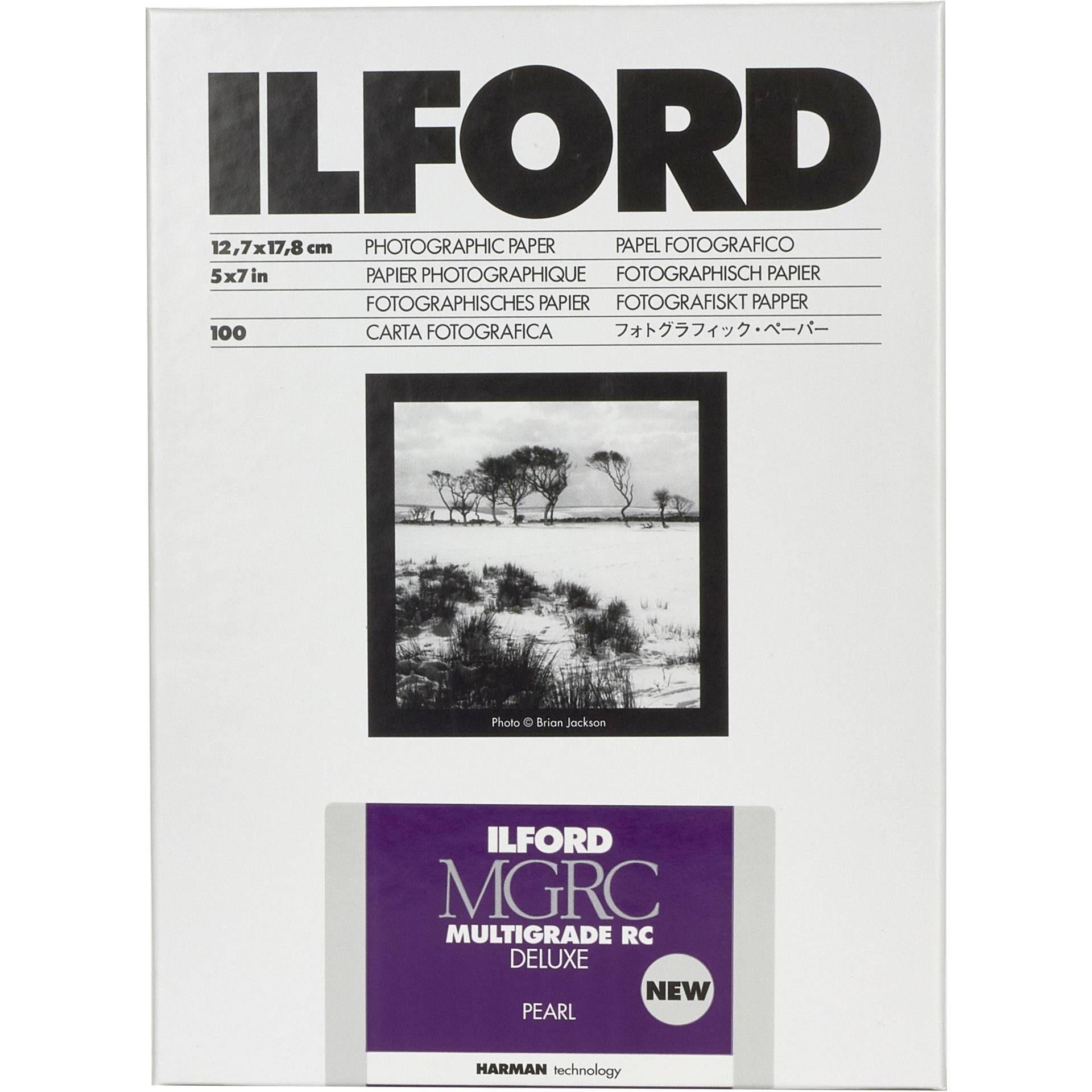 Ilford Photo Multigrade Rc Deluxe Pearl 12.7x17.8cm 100 - Tilbehør til foto