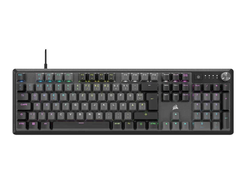 CORSAIR K70 CORE RGB Tastatur Mekanisk Per-tast RGB Kablet Tysk