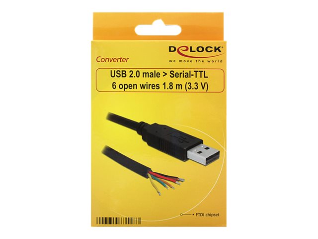 DeLock Seriel adapter USB 2.0 3Mbps Kabling