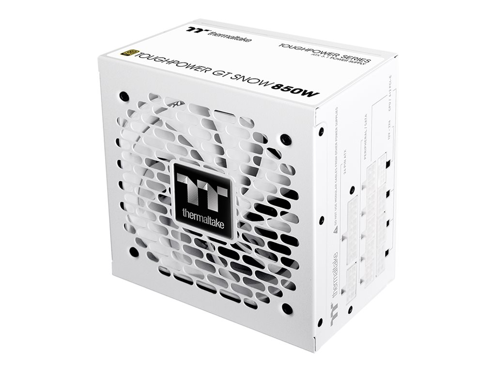 Thermaltake ToughPower GT Snow 850W Strømforsyning - 850 Watt - 120 mm - ATX - 80 Plus Gold certified