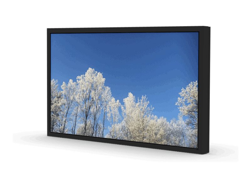 HI-ND mounting kit - for digital signage LCD panel - landscape with polycarbonate protection - black