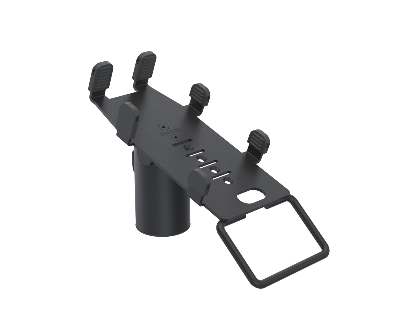 Ergonomic Solutions SpacePole Payment ING3600-DM-02 tilbehør til POS-system POS-montering Sort Metal