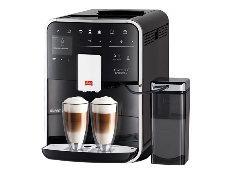 Melitta CAFFEO Barista TS Smart - Automatisk kaffemaskine med mælkeskummer - 15 bar - sort