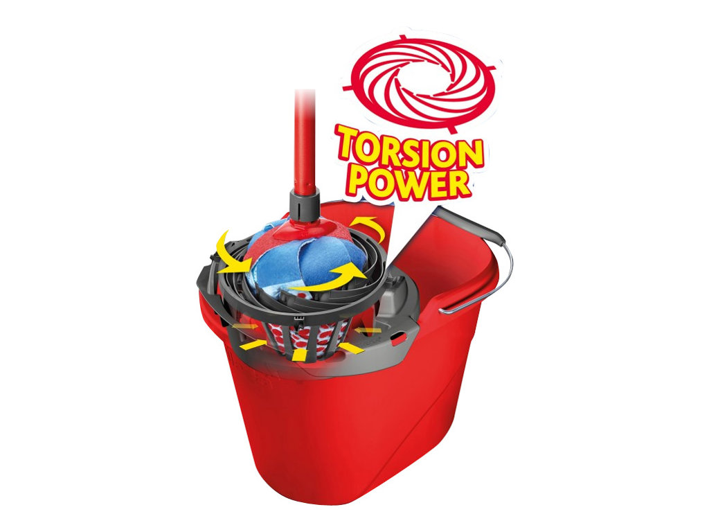 Vileda SuperMocio Rengøringsspand og moppepressersæt