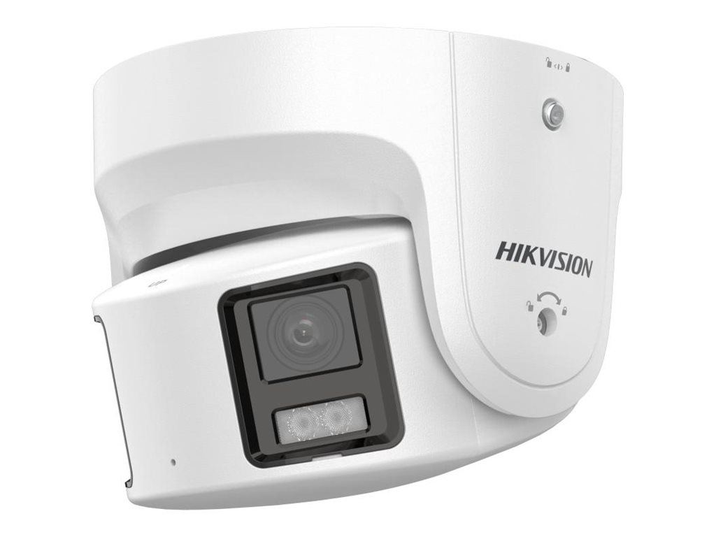 Hikvision Pro Series EasyIP 4.0 with ColorVu DS-2CD2387G2P-LSU/SL - Netværksovervågning/panoramisk kamera - panonering / hældningsvinkel - kanontårn - støvresistent/vandresistent - farve (Dag/nat) - 8 MP - 5120 x 1440 - M16 montering - fast irisblænder - fast brændvidde - audio - LAN 10/100 - H.264, H.265, H.264+, H.265+, MJPEG - DC 12 V / PoE klasse 3